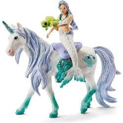 SCHLEICH - 42509 - Meerjungfrau auf Seeeinhorn