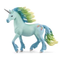 Figurine Licorne étalon Barbe a papa, Doux pelage, SCHLEICH 70722 baya