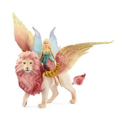 Schleich - Elf a dos de lion aile - 70714