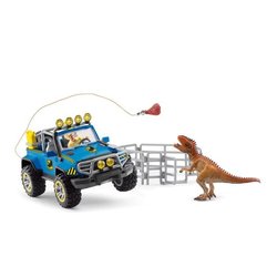 Schleich - All -Terrain Car con Outpost Dino - 41464