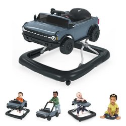 BRIGHT STARTS Ford Bronco 4-in-1 Walker and Activity Center, Interacti