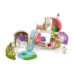 Schleich - Casa de brillo con unicornios, lago y establo - 42445