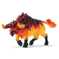 Schleich 42493 Eldrador Creatures Fire Bull Figurine, Ages 7 and Up