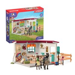 Sellerie du centre équestre, coffret avec 85 éléments inclus dont 1 ch