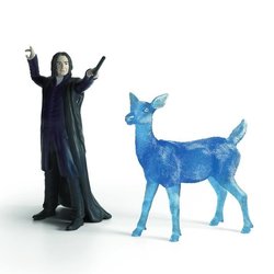 Snape and his Patronus figurines, Schleich 42683 Harry Potter, For chi