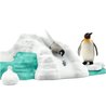 Figurines Famille pingouin sur la banquise, Schleich 42661 Wild Life, 