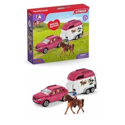 SCHLEICH - Coche con remolque - 72223 - Gama Horse Club
