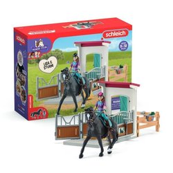Horse Box Lisa and Storm, Horse figurine and accessories, SCHLEICH 427