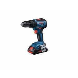 Taladro de percusión BOSCH PROFESSIONAL GSB 18V-55 + 2 baterías 2,0Ah 