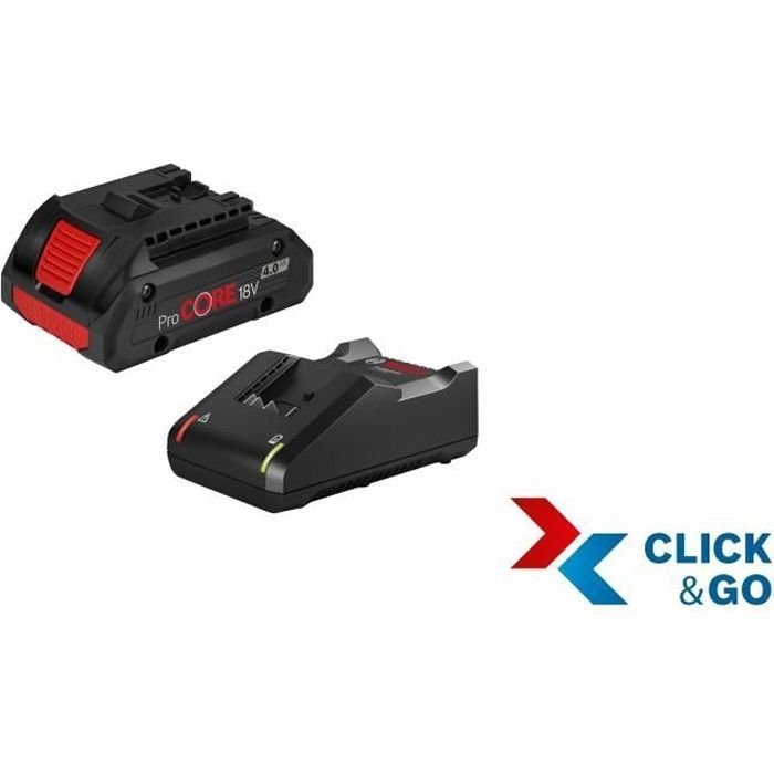 Set batteria Bosch Professional ProCORE 18V 4.0Ah + caricabatterie GAL