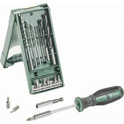 Bosch Mini X-Line 14-delige bit- en boorset + schroevendraaierbithoude