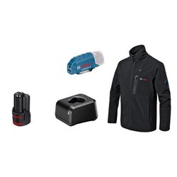 Veste chauffante Bosch Professional GHJ 12+18V XA taille L avec batter
