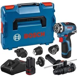 BOSCH Professional Drill GSR 12V-35 FC 2xbatteries 3.0 AH + Gal 12v-40
