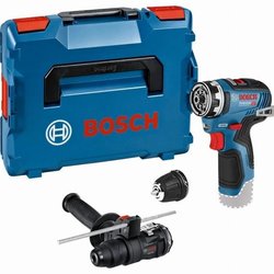Bosch Professional GSR 12V-35 FC + GFA 12-H + GFA 12-B + trapano avvit