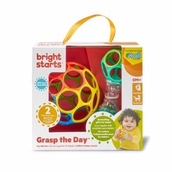 Set de regalo para bebé O Ball de BRIGHT STARS con 2 juguetes: un sona