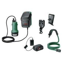 Pompe submersible Bosch - GardenPump 18V-2000 (avec fixation murale et