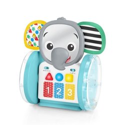 BABY EINSTEIN Little Elephant Rolling Toy, Music and Lights, Interacti