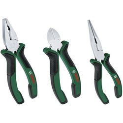 Bosch Home and Garden - Set of 3 pliers (universal, long nose, diagona