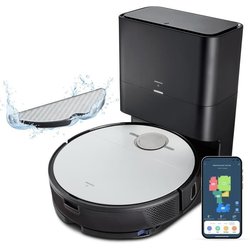 MEDION X50 SW - Robot Vacuum Cleaner with Drain Station - Laser Naviga