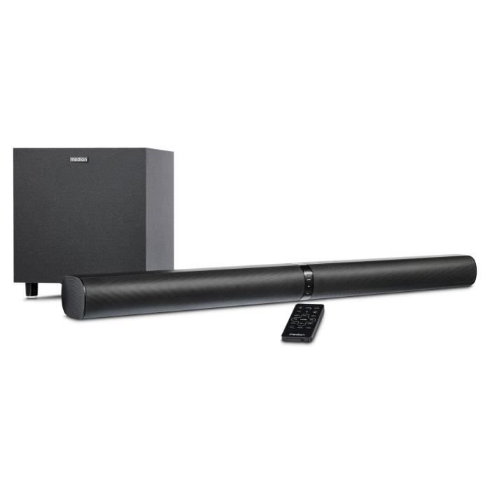 Soundbar 2.1 - MEDION - 2x30W RMS + Sub 60W RMS - Subwoofer wireless