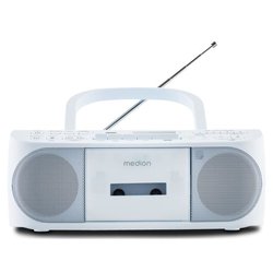 Radio CD K7 - MEDION - FM - 2x3W RMS - Azul