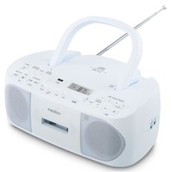 Radio CD K7 - MEDION - FM - 2x3W RMS - Blu