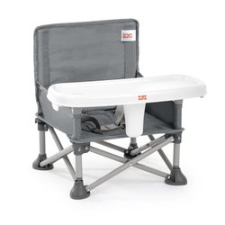 BRIGHT STARTS Compact Folding Booster Seat - Pop  N Sit, Removable Tra