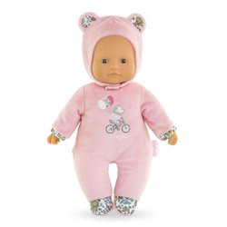 Pti  Hart Roze Beer Pop - COROLLE - 30cm - Roze - Vanaf 9 maanden