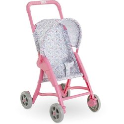 Babypuppenzubehör - COROLLE - Kinderwagen mit Blumenmuster - für 30 cm