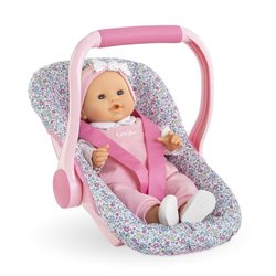 Marsupio porta-bambole floreale per bambole da 36 e 42 cm