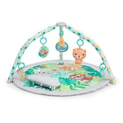 BRIGHT STARTS Tapis d éveil bébé au sol évolutif pliable- Foret tropic