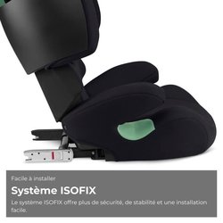 Silla de coche CYBEX Solution X i-Fix - De 3 a 12 años - Pure Black