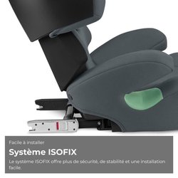 Silla elevadora para coche CYBEX Solution X i-Fix - Gris Cobblestone