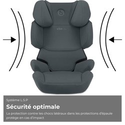Silla elevadora para coche CYBEX Solution X i-Fix - Gris Cobblestone