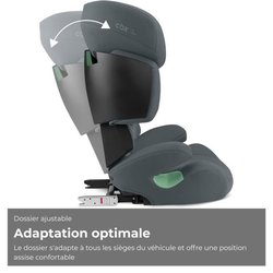 Silla elevadora para coche CYBEX Solution X i-Fix - Gris Cobblestone