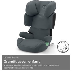 Rialzo per auto CYBEX Solution X i-Fix - Grigio Cobblestone