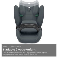 CBX BY CYBEX - Silla de coche Gr. 1/2/3 Pallas B i-Size Gris Adoquín-G