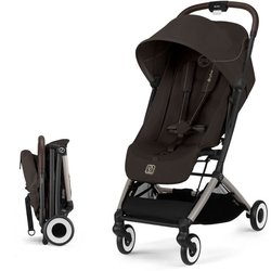 CYBEX - Cochecito ultracompacto y cómodo - ORFEO - 4 ruedas - Marrón C