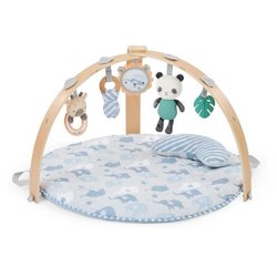 INGENUITY Tapis d éveil bébé pliable Cosy Spot Elephant,coussin revers