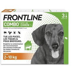 FRONTLINE 3 COMBO Pipette antiparassitarie per cani - da 2 a 10 kg - P