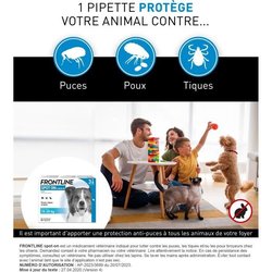 FRONTLINE 3 SPOT ON Antiparasitaire Pipetten voor Honden - 10 tot 20 k