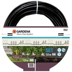 Starter Kit - GARDENA - 50 m of hose with built-in drippers and end-of