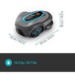 Mähroboter - GARDENA - Smart SILENO max 1500 - Fläche 1500 m² - DuoCon