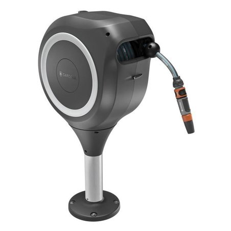 Avvolgitubo automatico per terrazzo - GARDENA - RollUp - S - Bianco - 