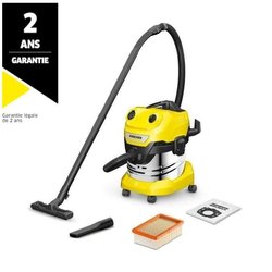 KARCHER WD 4 PS V-20/5/22 nat- en droogzuiger - 20 L roestvrijstalen t