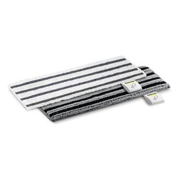KARCHER - Kit of 2 abrasive microfiber mops for EasyFix floor nozzle (