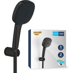 Set doccia con soffione 2 getti, supporto e flessibile - GROHE Vitalio