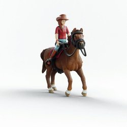 Personaggi di Hannah e Cayenne, SCHLEICH 42711 Horse Club, 4 anni