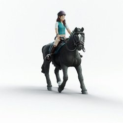 Figuras especiales Cavaliere Lisa y Storm, SCHLEICH 42712 Horse Club, 