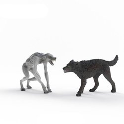 Figura de hombre lobo vs animago, Schleich 14906 Harry Potter© Range